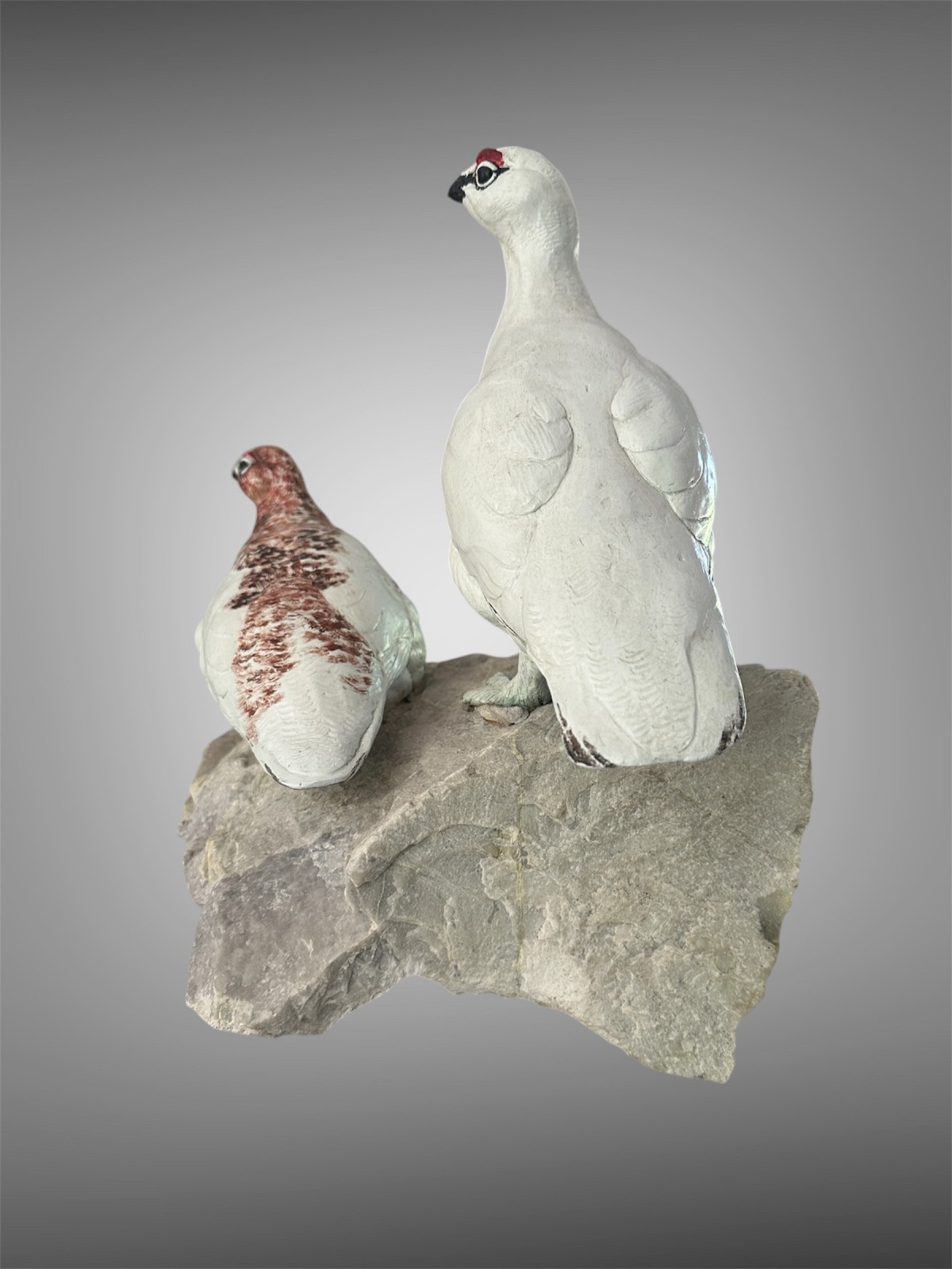 Ptarmigan on Scottish Marble