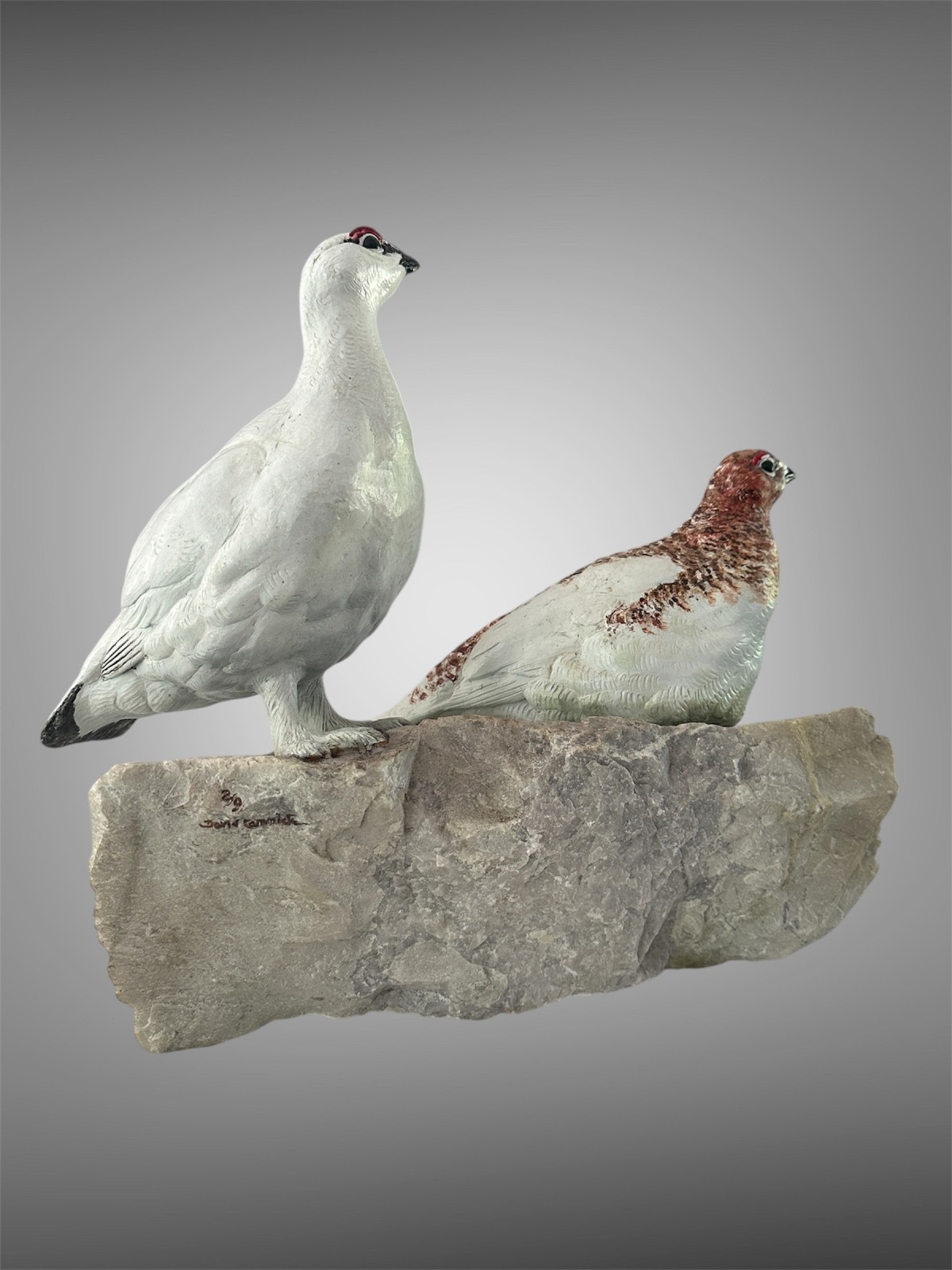 Ptarmigan on Scottish Marble