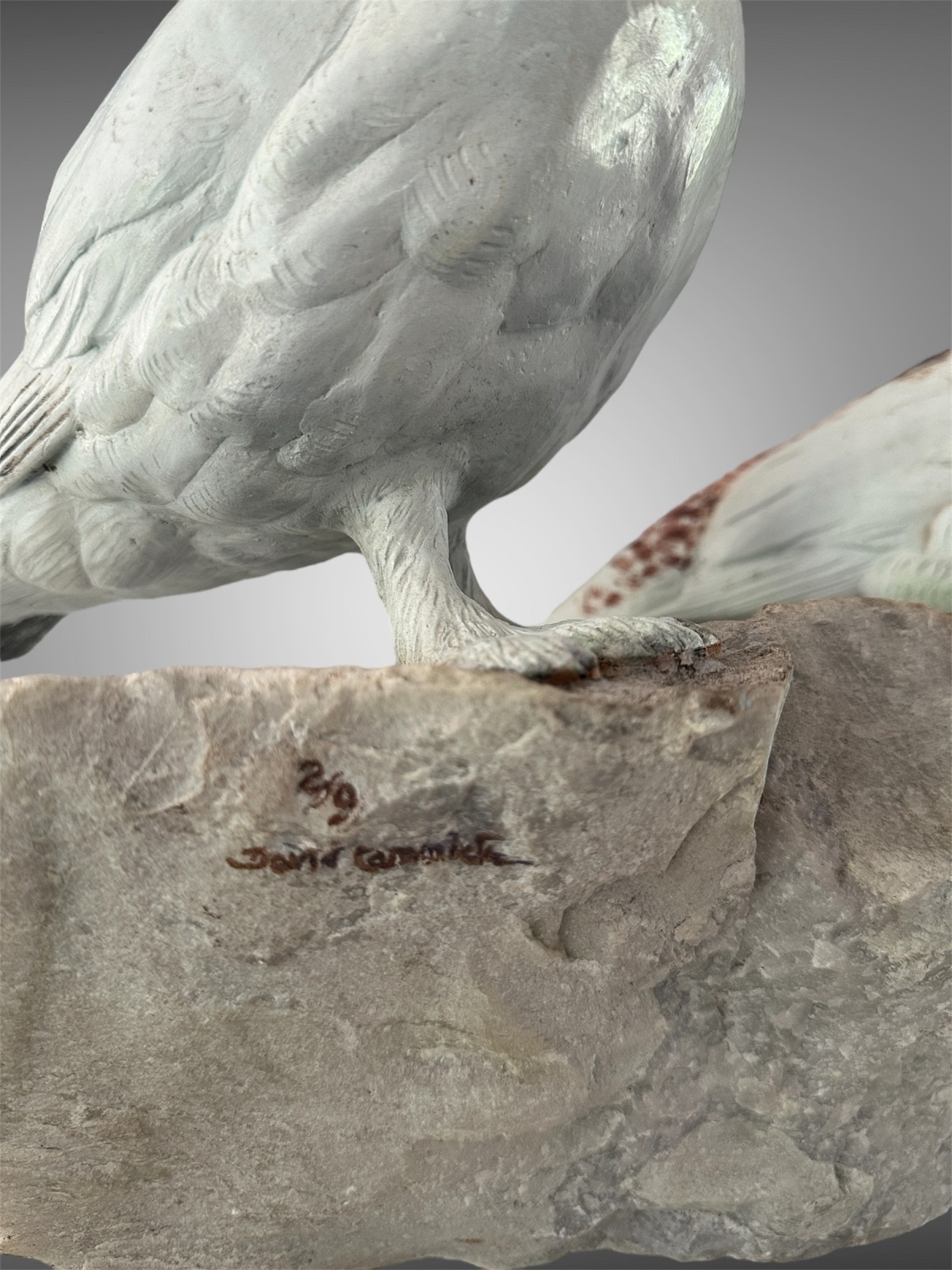 Ptarmigan on Scottish Marble