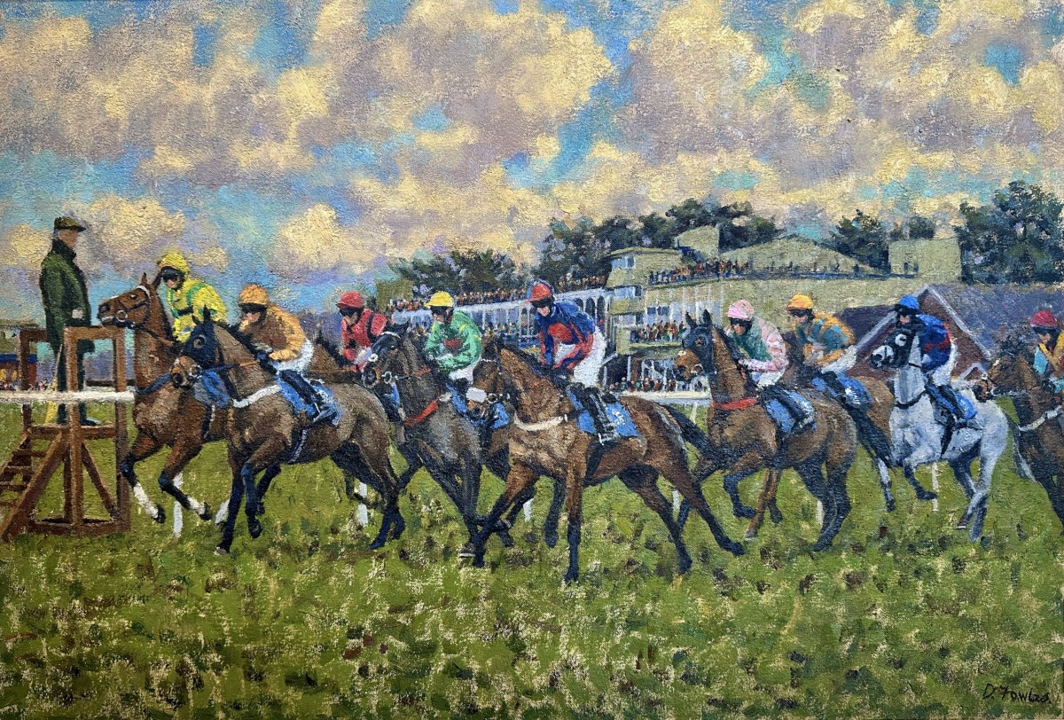 3 Mile Hurdle Start, Ludlow