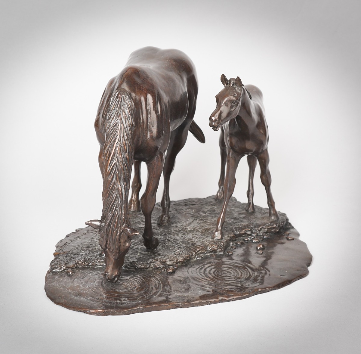 Mare & Foal Watering